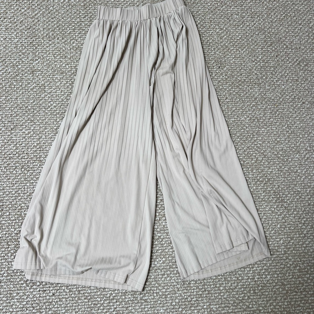 Petal & Pup beige wide leg pants 4